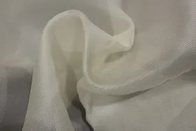 100% silk Premium quality 21 momme -off White Imported silk organza waffle plaids 54 inch wide