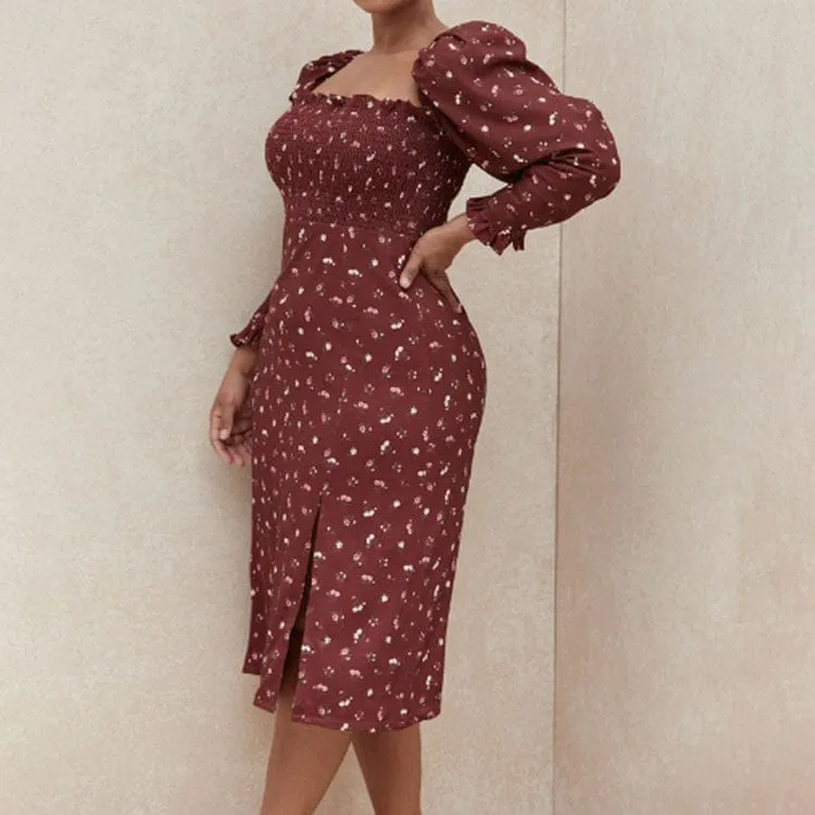 2022 Summer Holiday Bohemian Floral Printed Dress