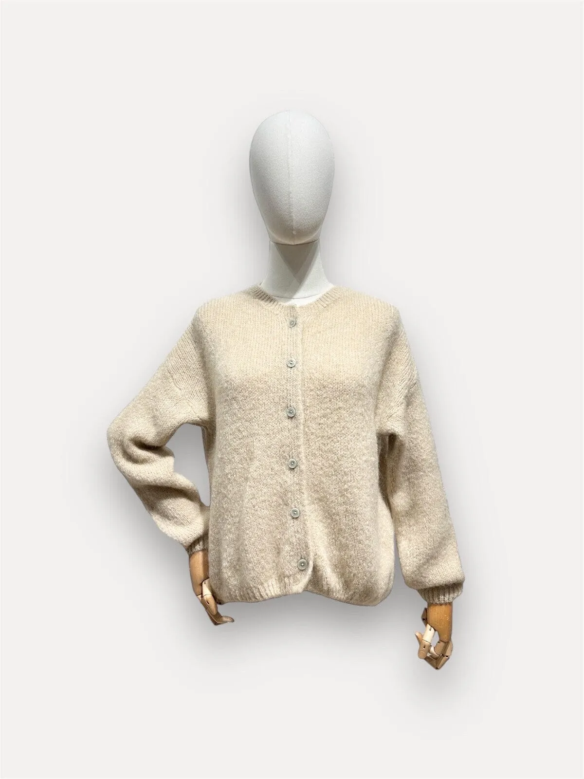 A-bee - Soft Cardigan - Beige