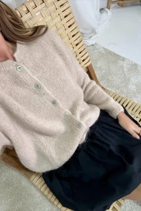 A-bee - Soft Cardigan - Beige