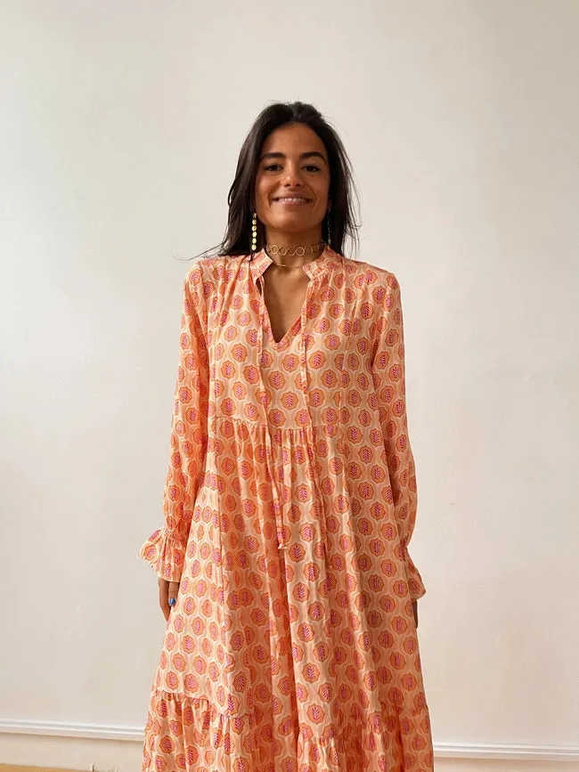 Allegra Orange Dress