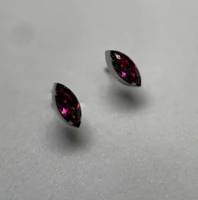 Anatometal Threadless Titanium Single Marquise Fan End