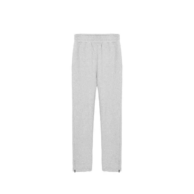 Ankle Zipper Side Slit Track Pants
