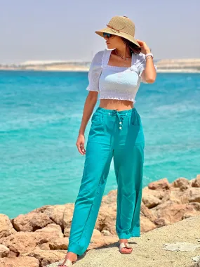 Aqua Bloom Pants
