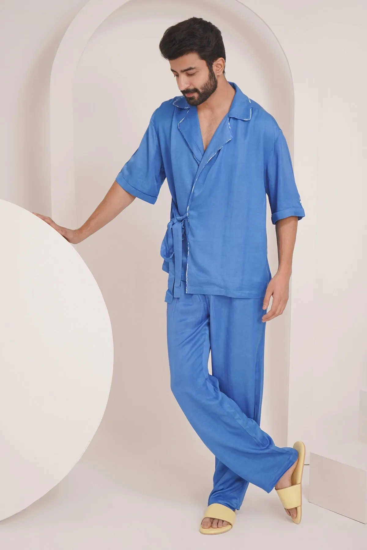 Blue T-Shirt & Pant Co-ord Set