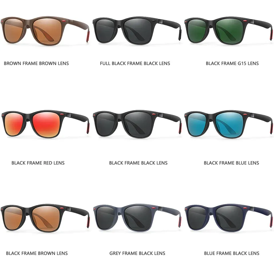 Brand Cycling Fashion Sports Driver's Retro Men Women Sunglasses Female Brand Design Fishing Eyewear Shades Oculos De Sol UV400