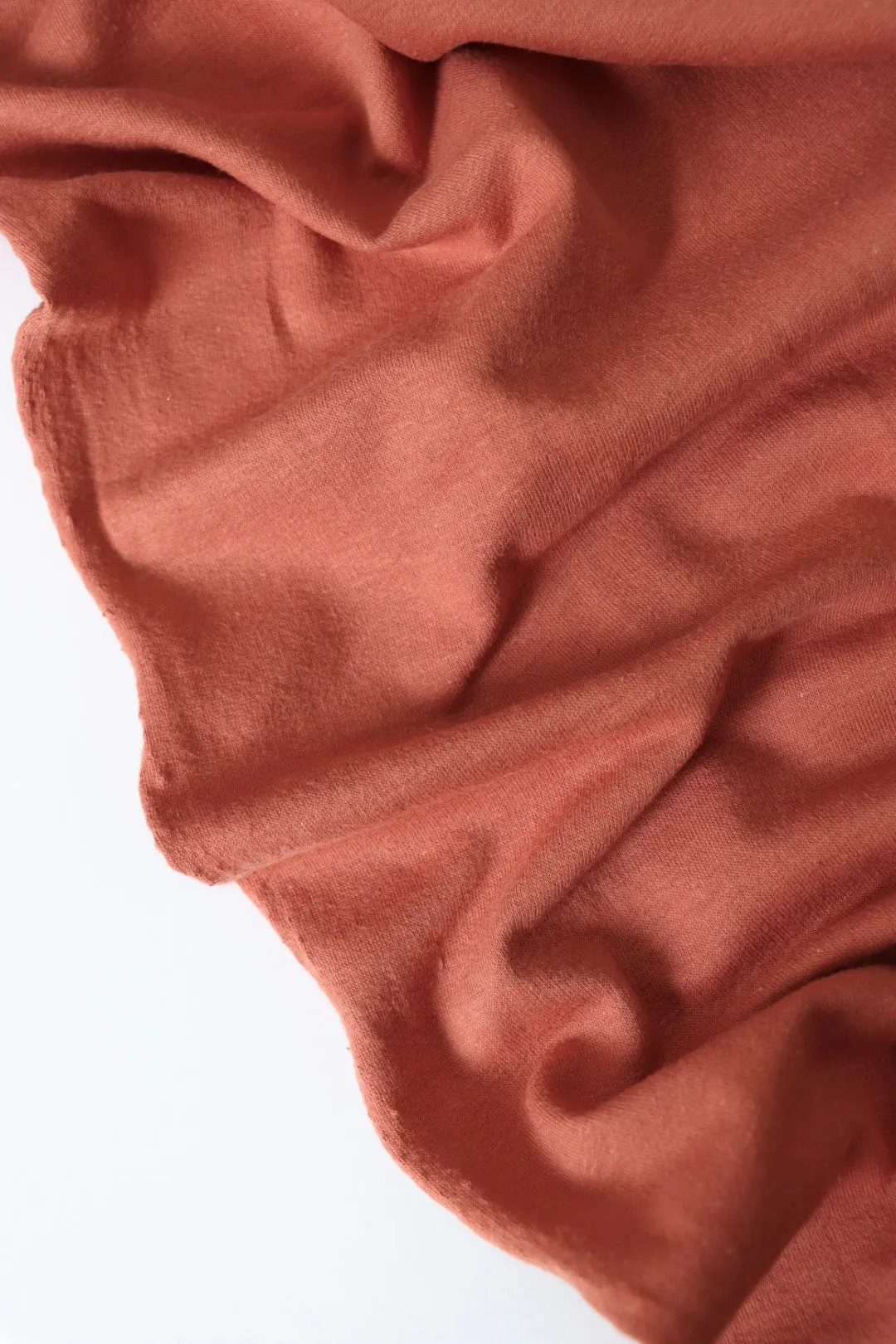 Brick Cotton Spandex French Terry