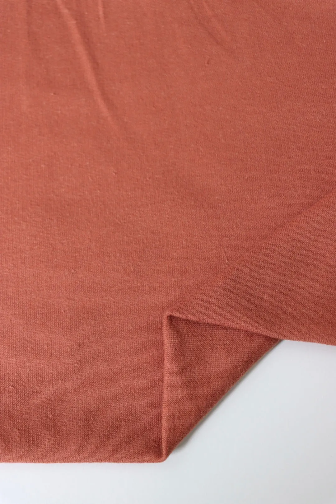 Brick Cotton Spandex French Terry