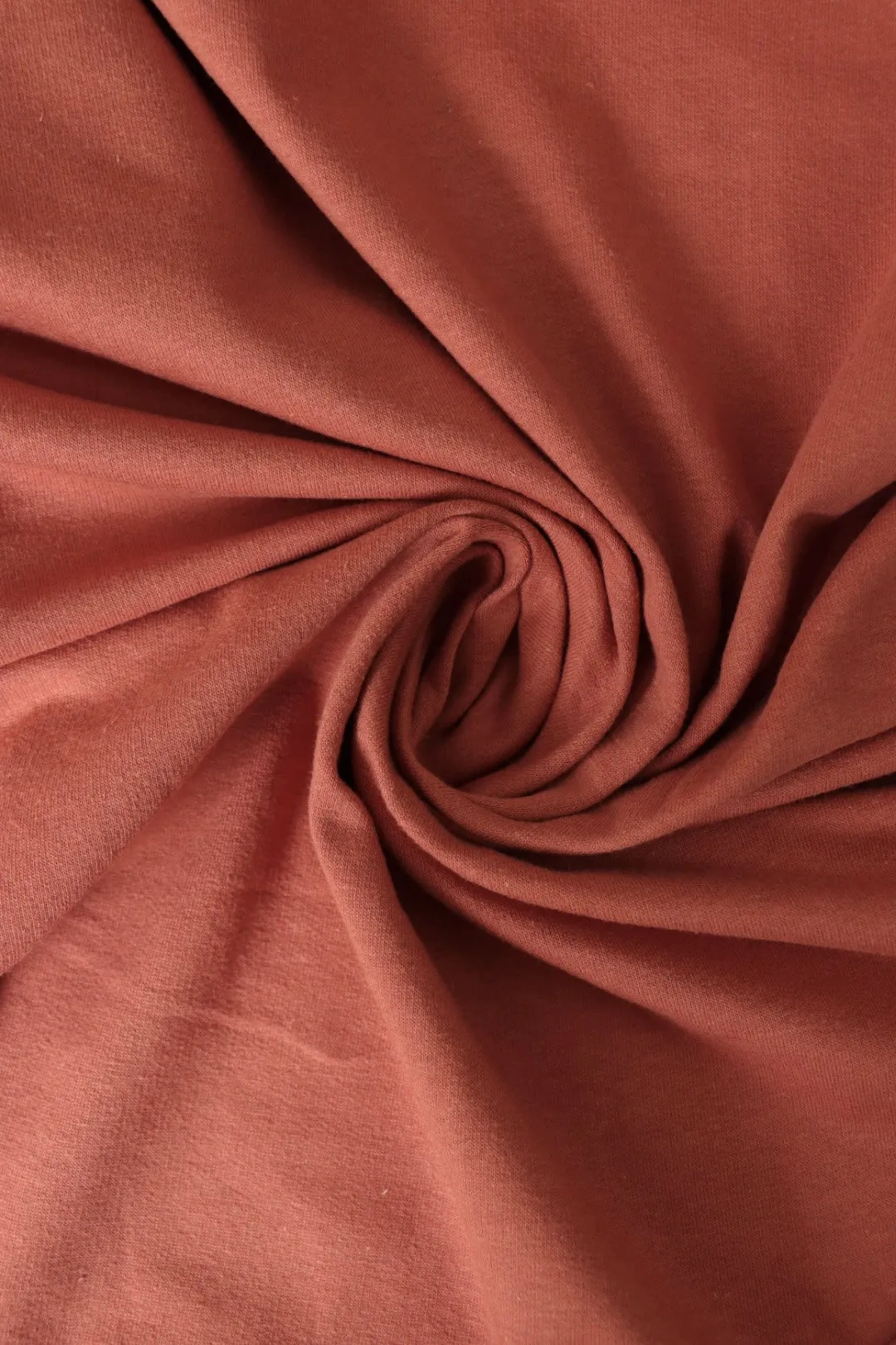 Brick Cotton Spandex French Terry