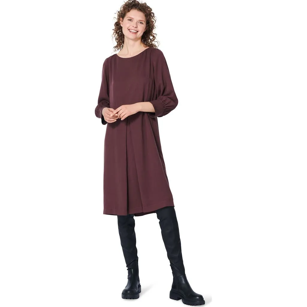 Burda Style Pattern 5975 Misses' Dress with Scoop Neckline and Sleeve Bands B5975