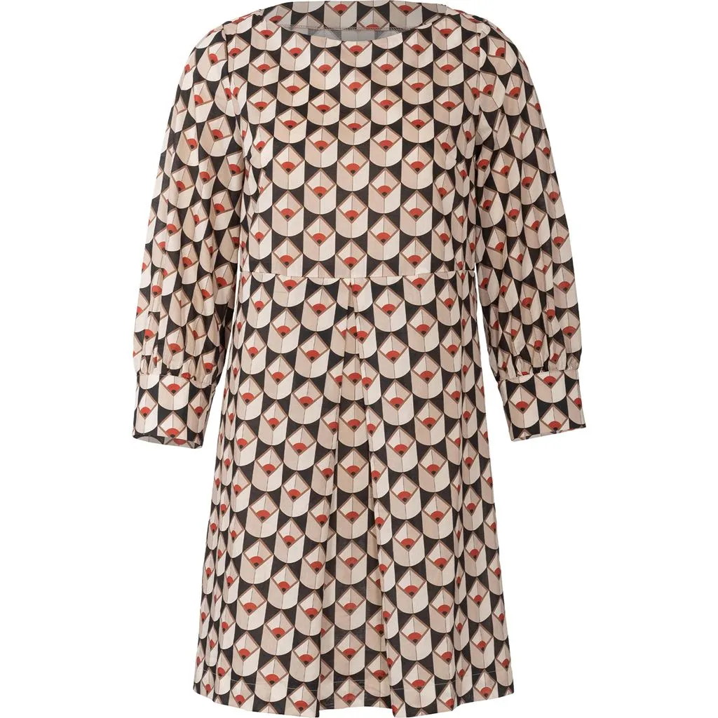 Burda Style Pattern 5975 Misses' Dress with Scoop Neckline and Sleeve Bands B5975