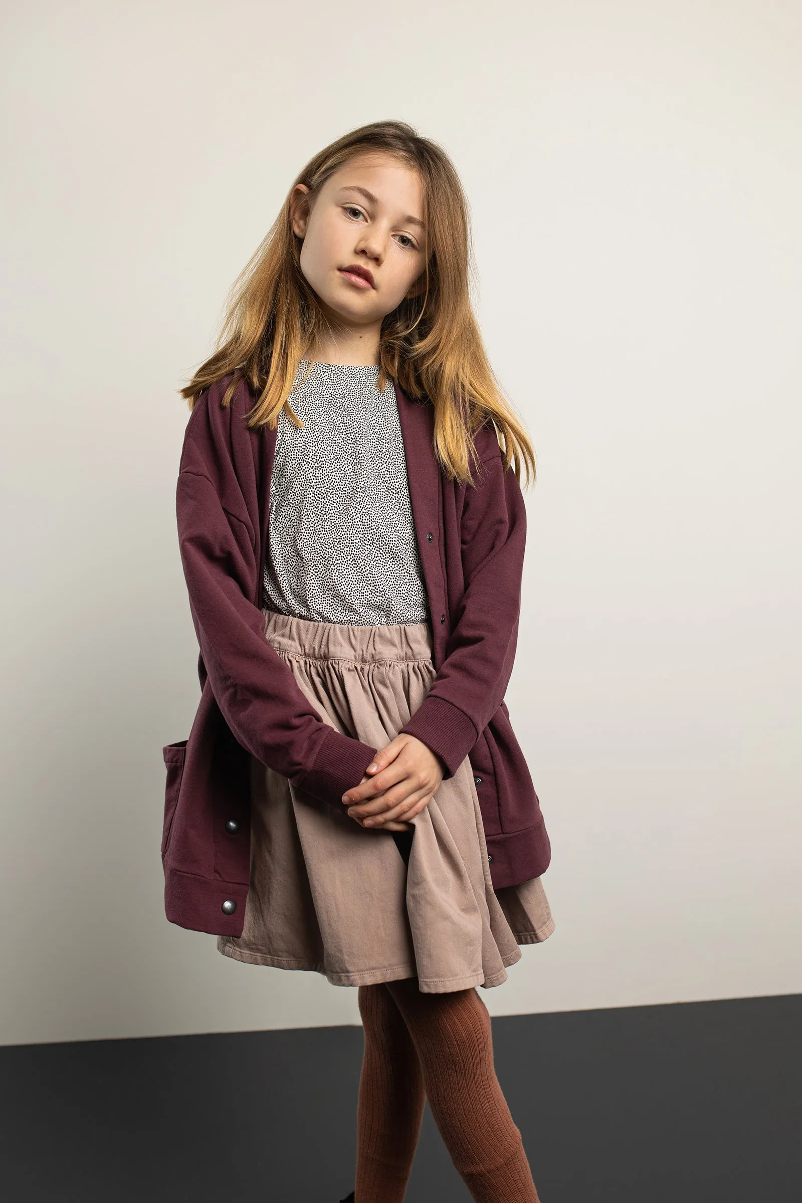 Cardigan Brick Red