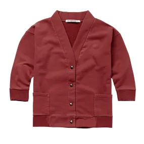 Cardigan Brick Red