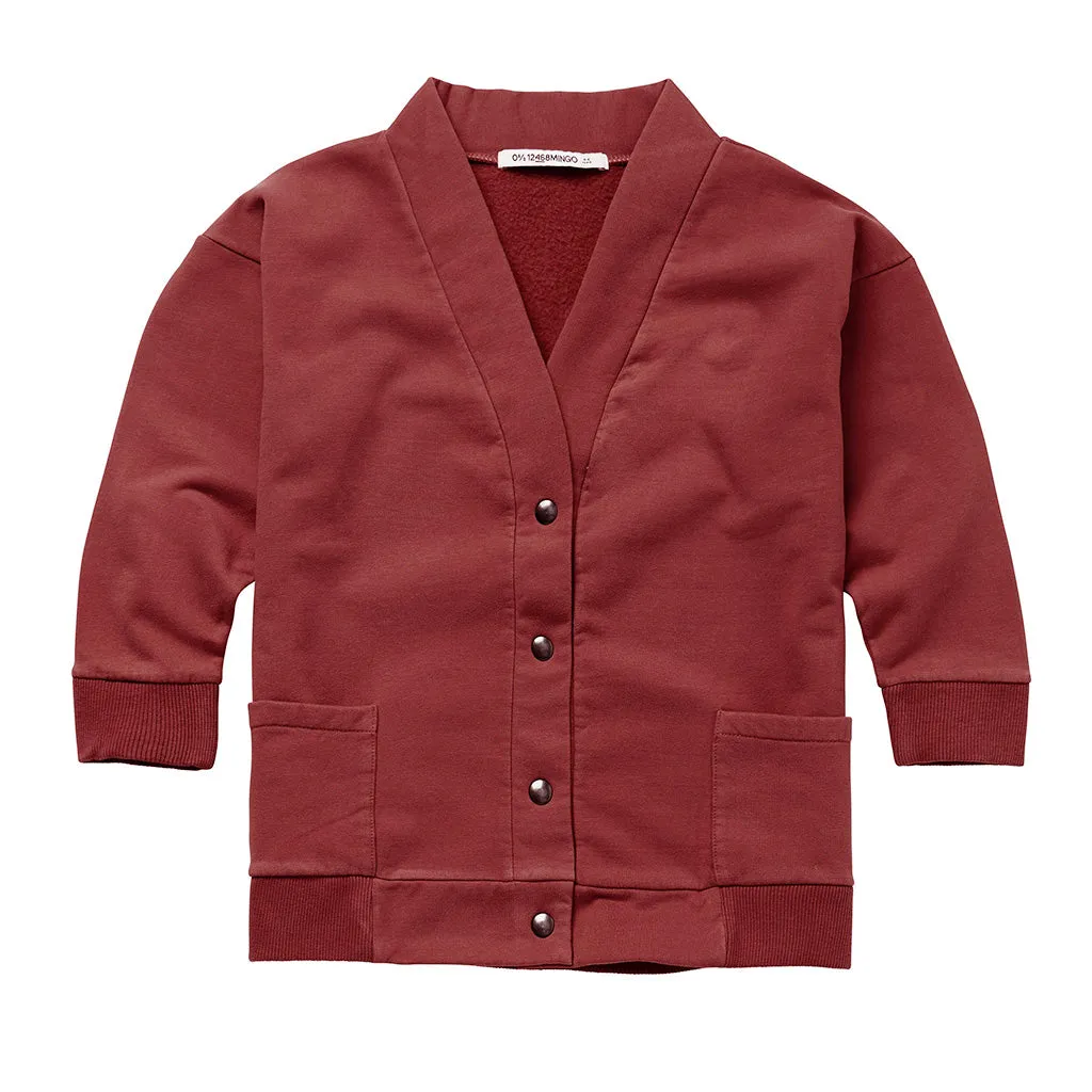 Cardigan Brick Red