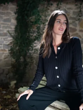 Charlotte Cardigan Black