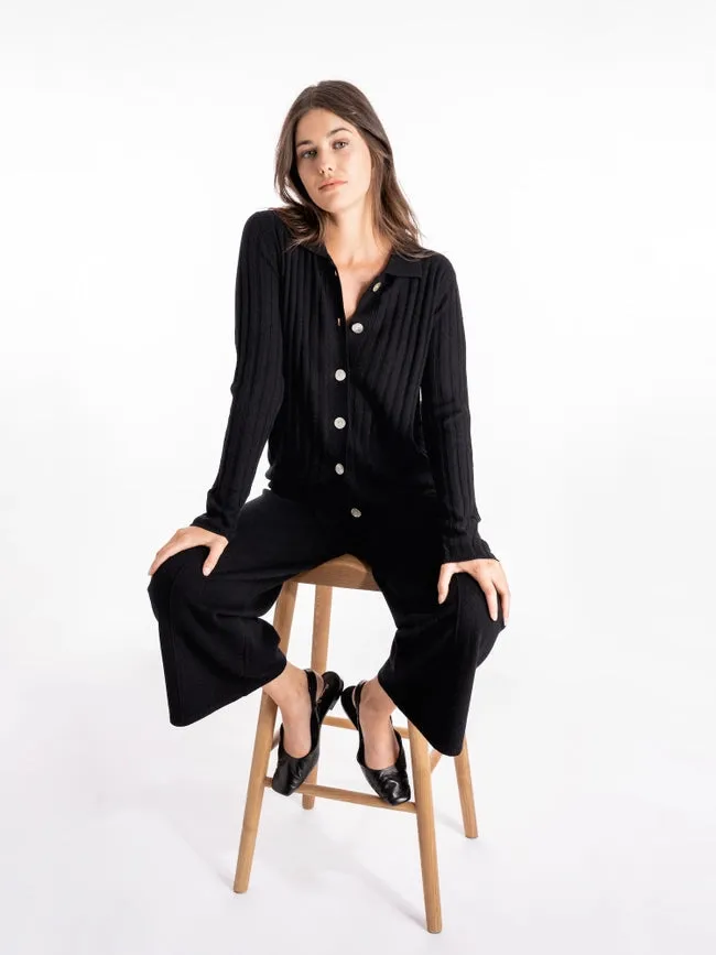 Charlotte Cardigan Black