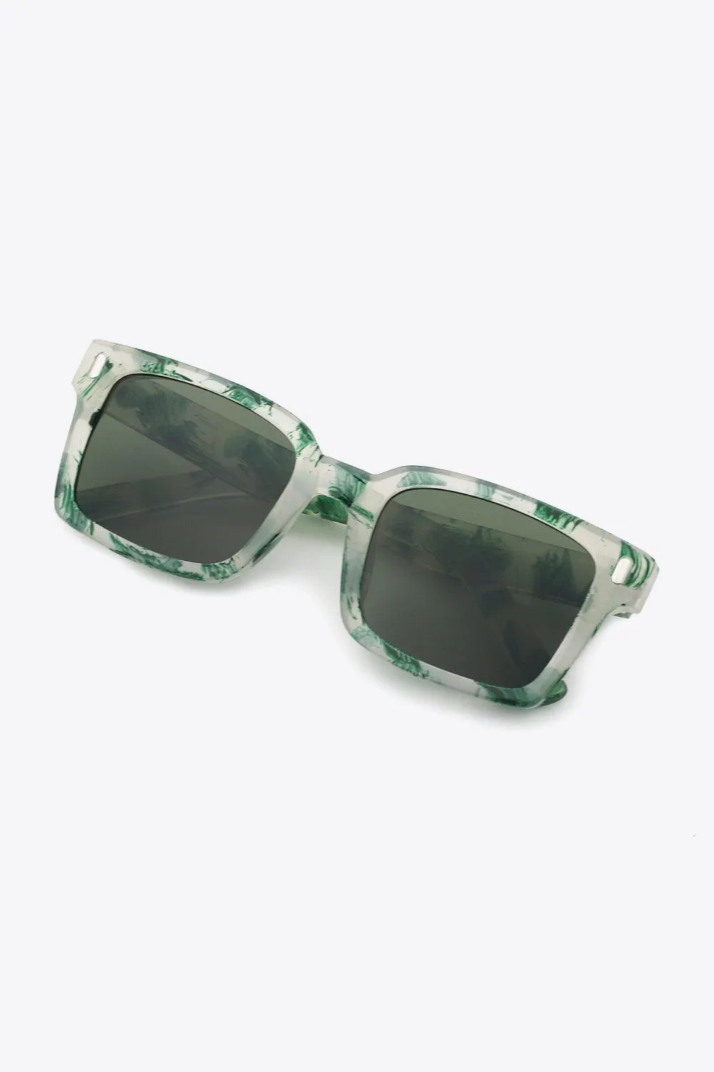 Chic Square UV400 Protective Sunglasses with Durable Polycarbonate Frame