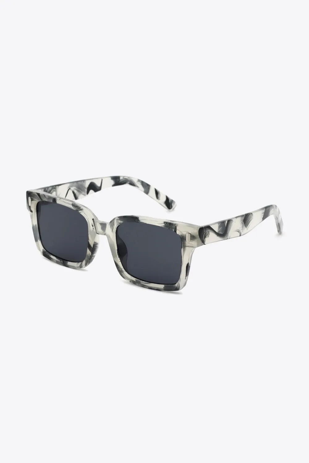 Chic Square UV400 Protective Sunglasses with Durable Polycarbonate Frame