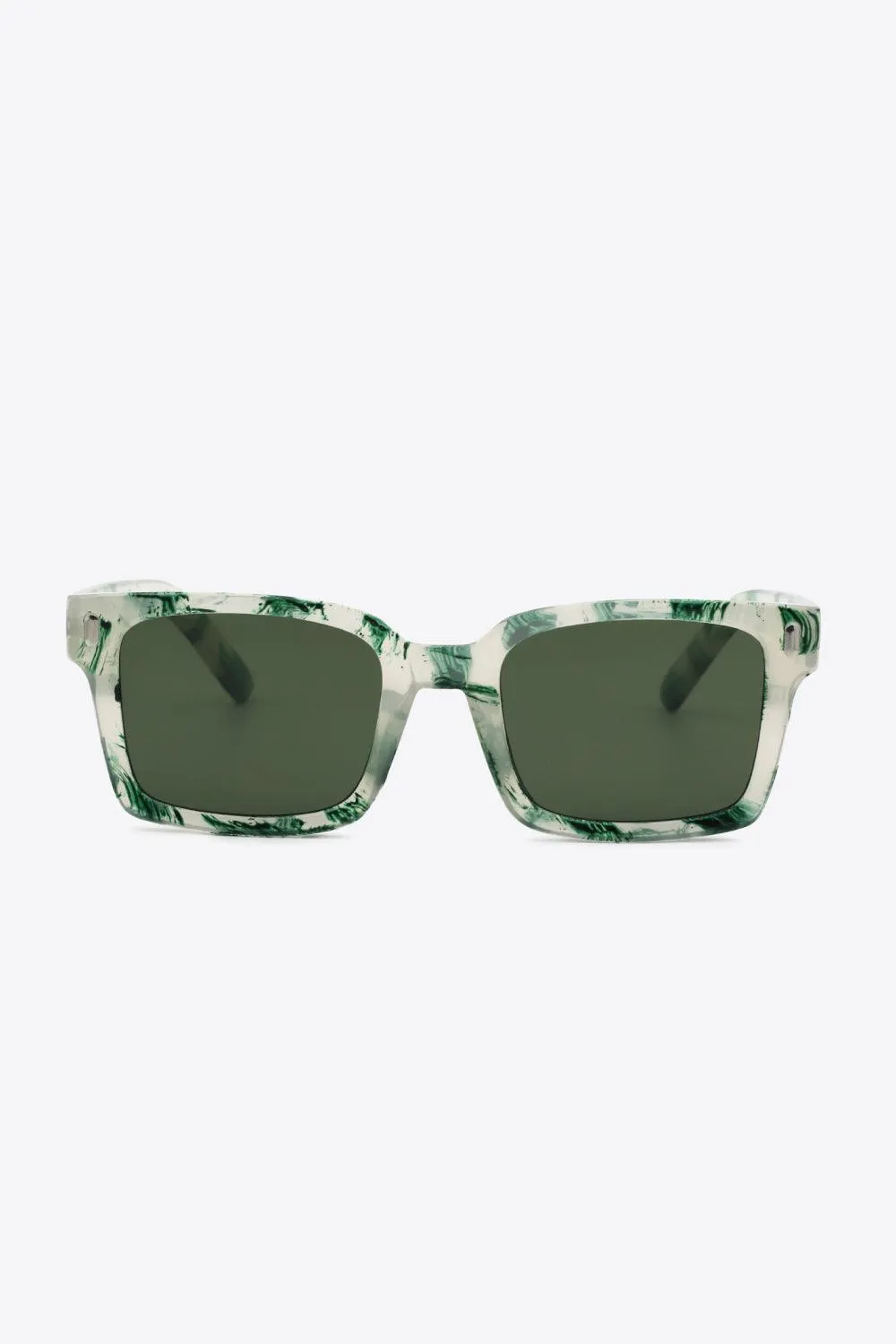 Chic Square UV400 Protective Sunglasses with Durable Polycarbonate Frame