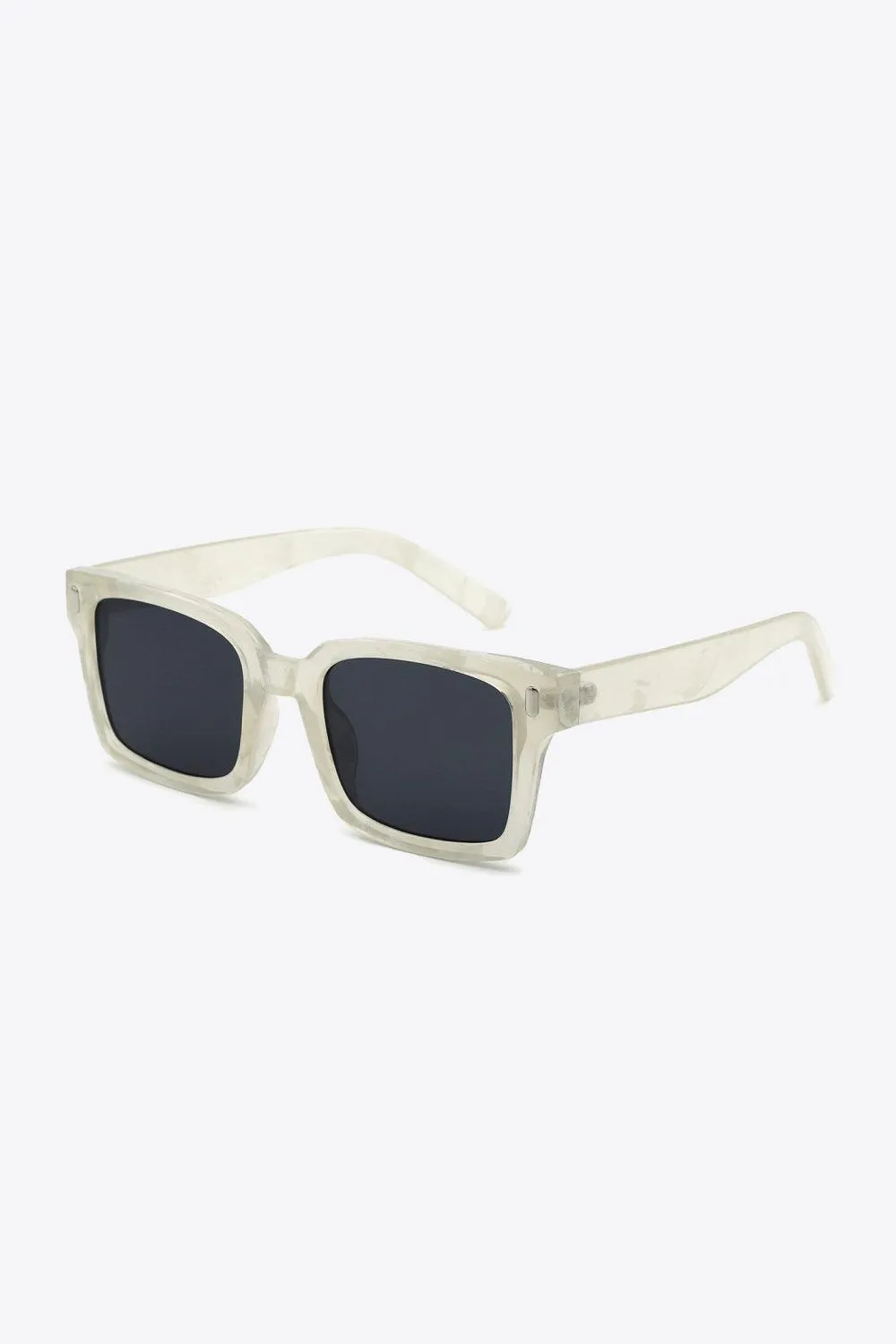 Chic Square UV400 Protective Sunglasses with Durable Polycarbonate Frame