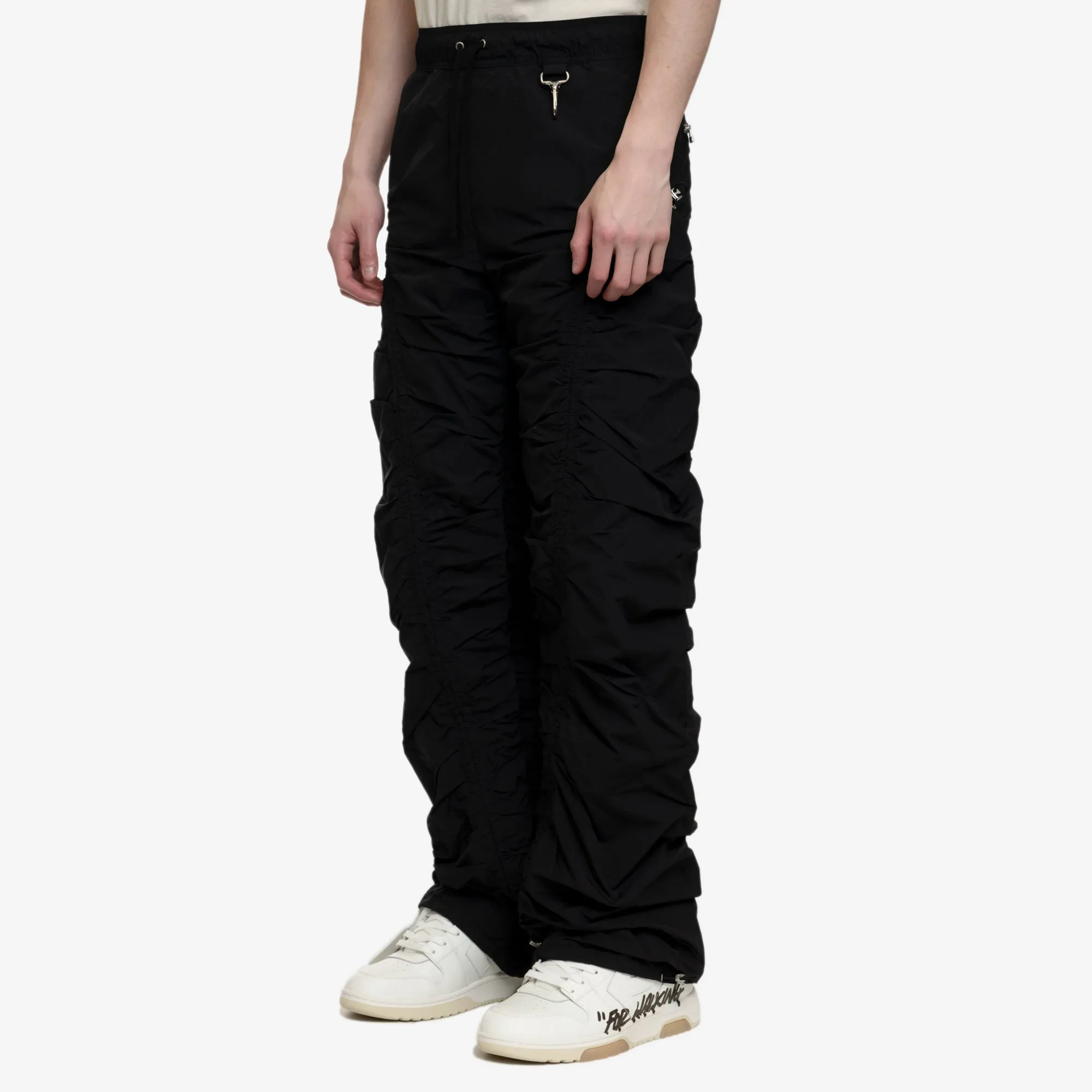 Cinched Nylon Pants