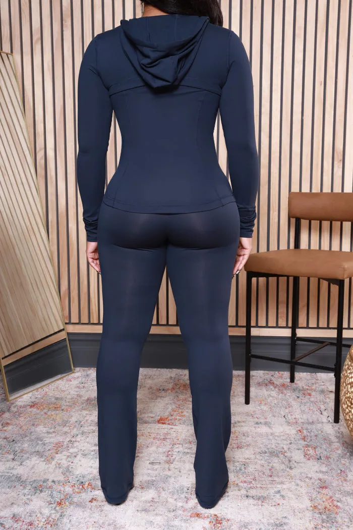 Define Me BBL Athletic Flare Legging Set - Eclipse