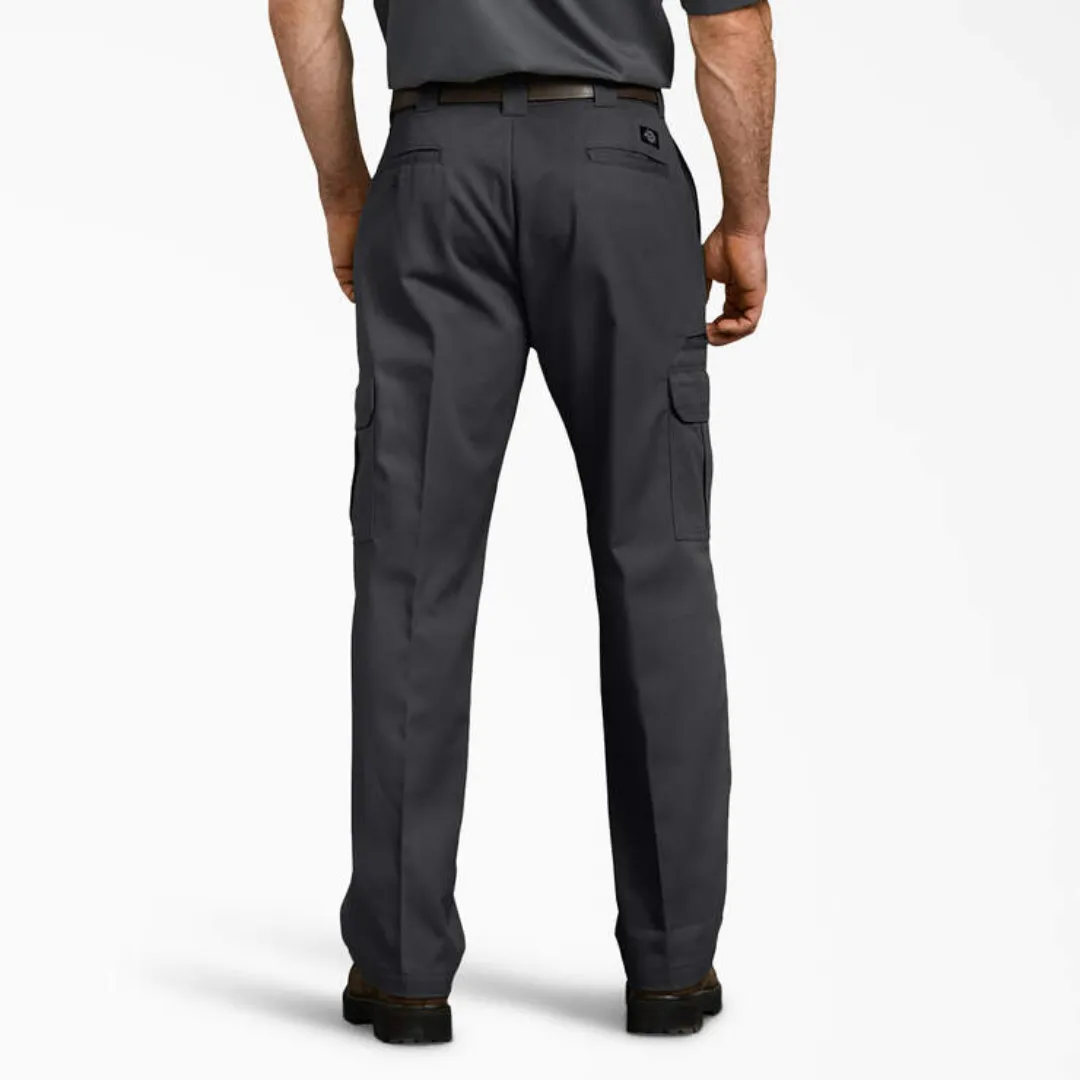 Dickies Cargo FLEX Relaxed Fit Straight Leg Pants (Black)
