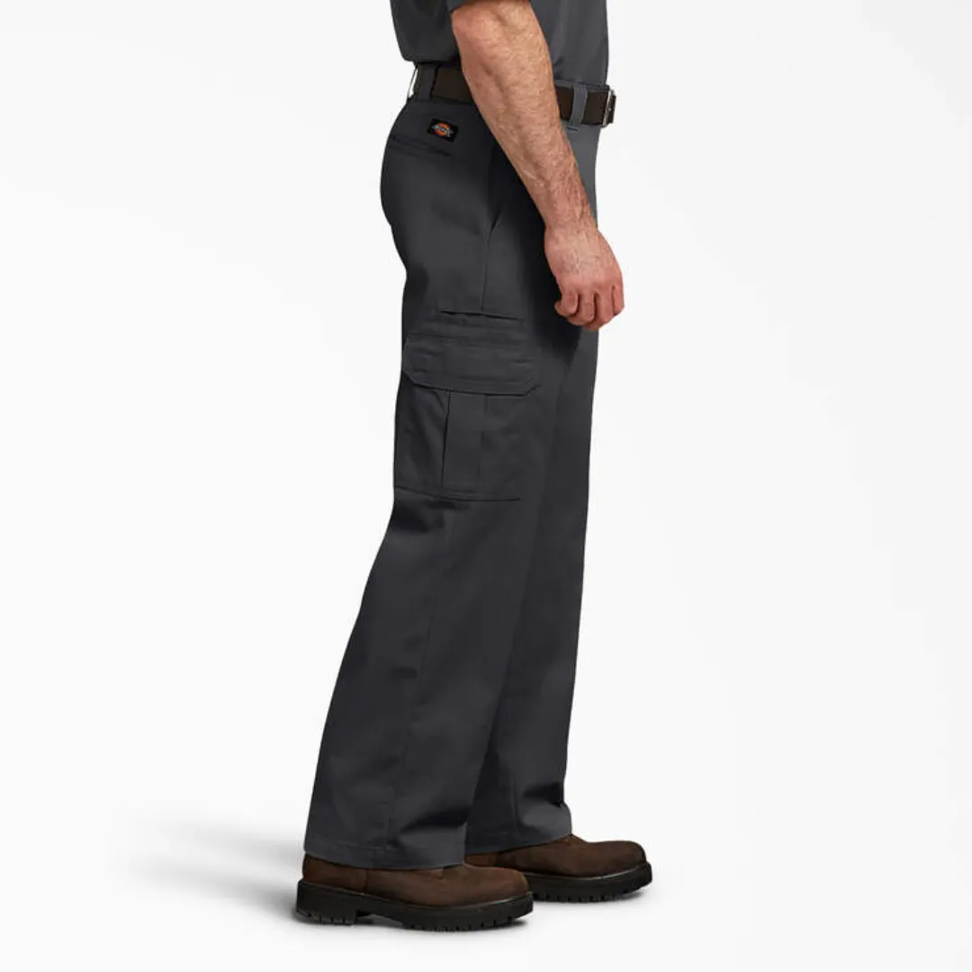 Dickies Cargo FLEX Relaxed Fit Straight Leg Pants (Black)