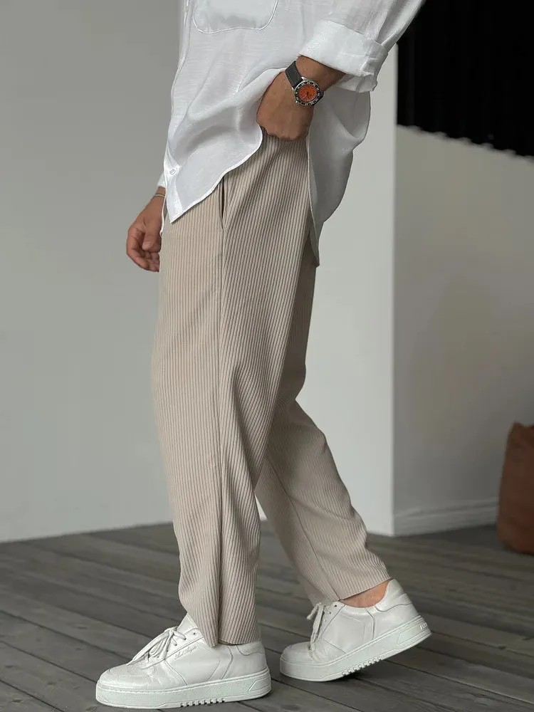 Elian | Relaxed Ribbed Pants