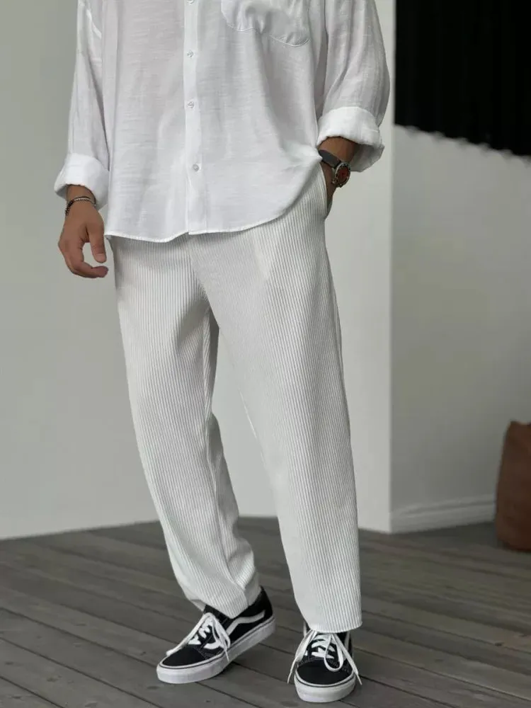 Elian | Relaxed Ribbed Pants