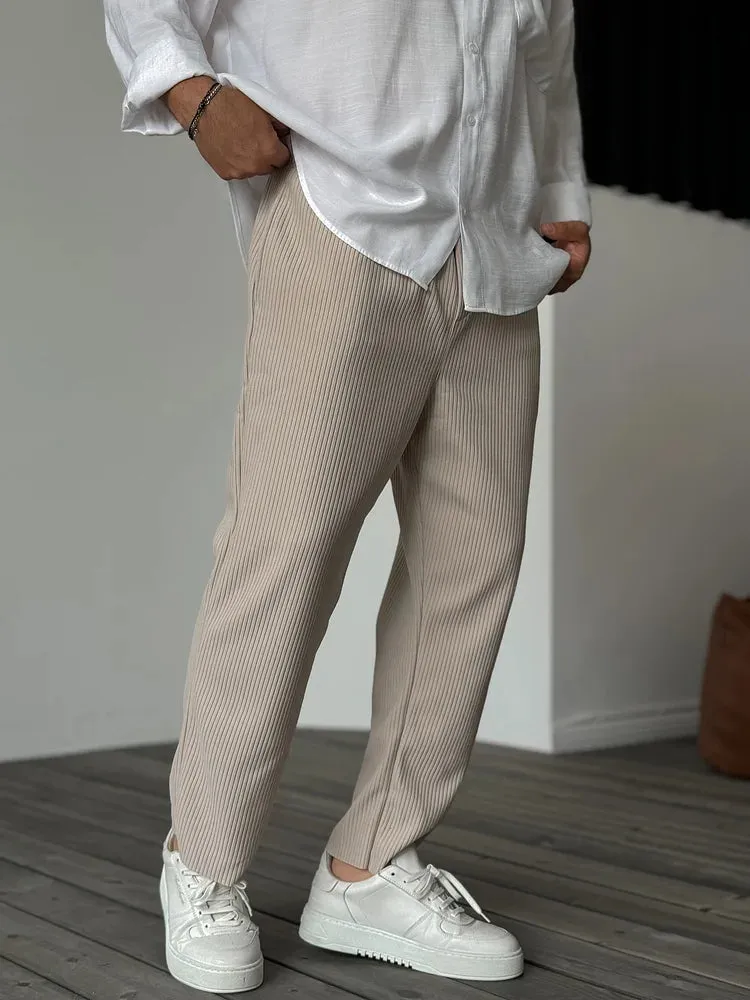 Elian | Relaxed Ribbed Pants
