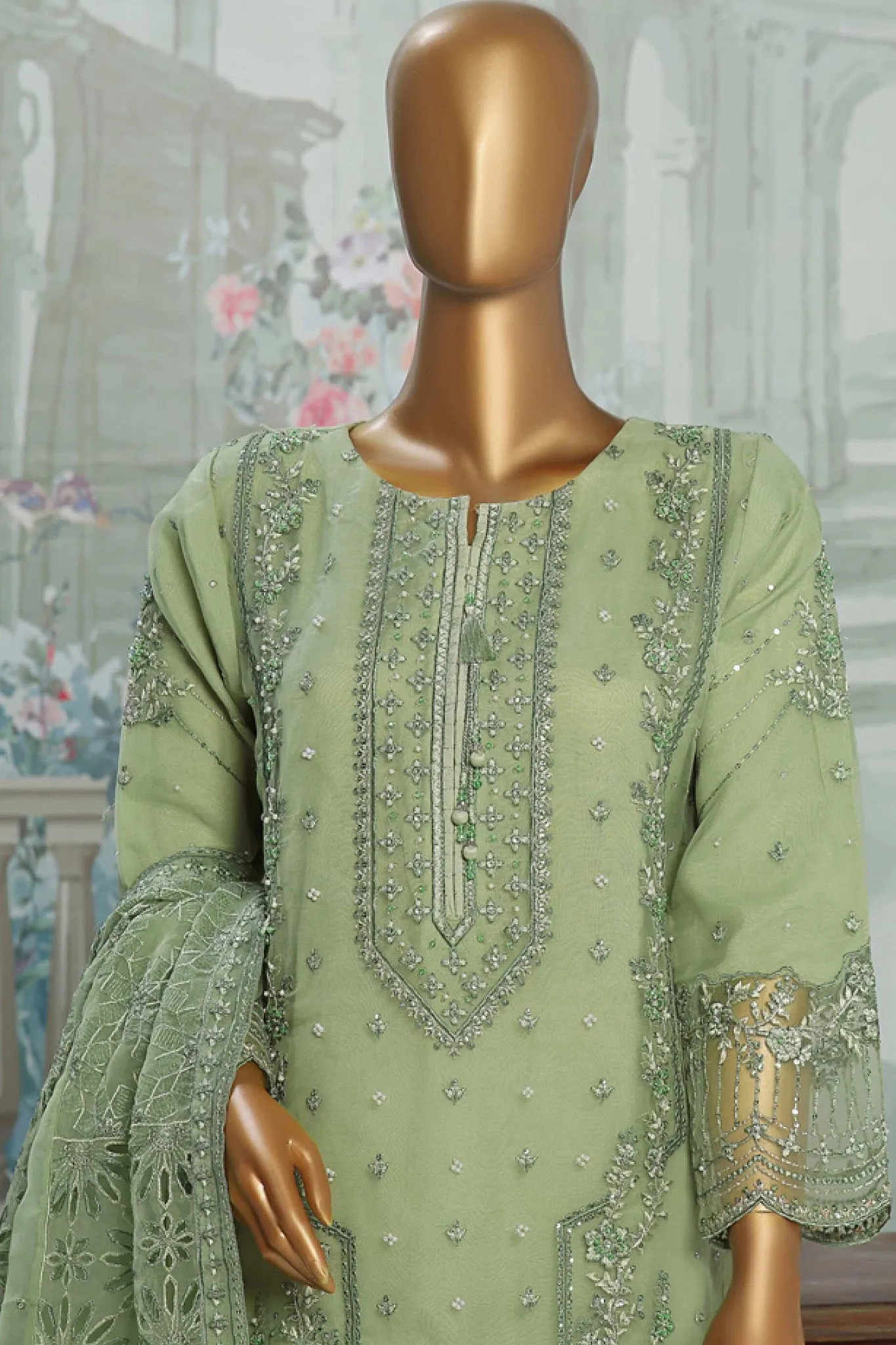 Falsafaa By HZ Stitched 3 Piece Festive Formals Vol-03 Collection'2024-HZK-176-Pista