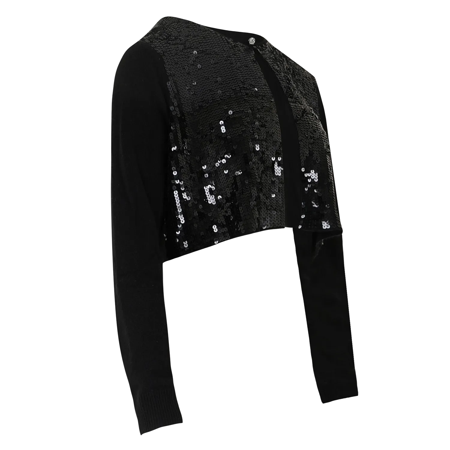 【FESTIVE】100% Cashmere Cardigan with Sequins