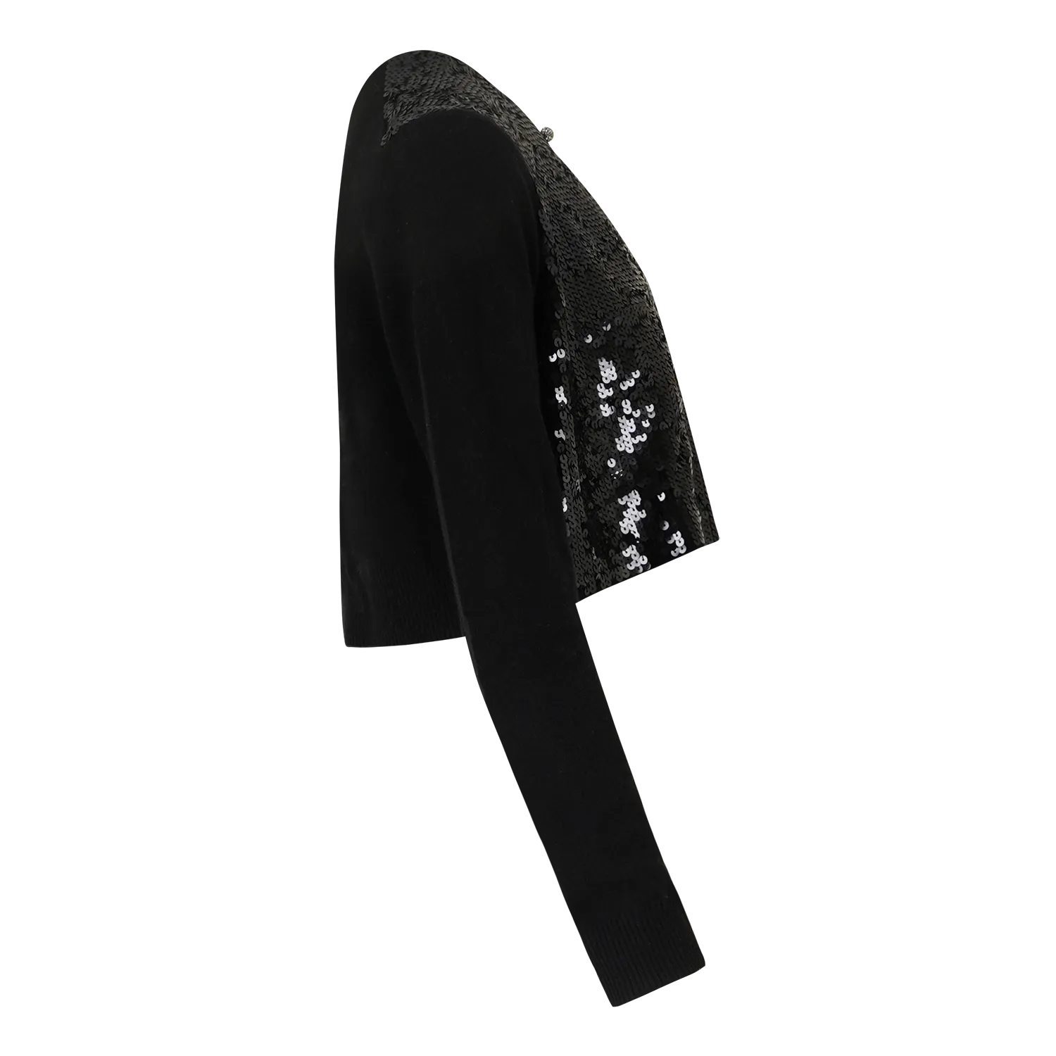【FESTIVE】100% Cashmere Cardigan with Sequins