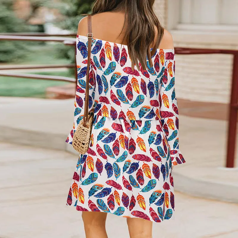 Floral Print Casual Basic Dresses