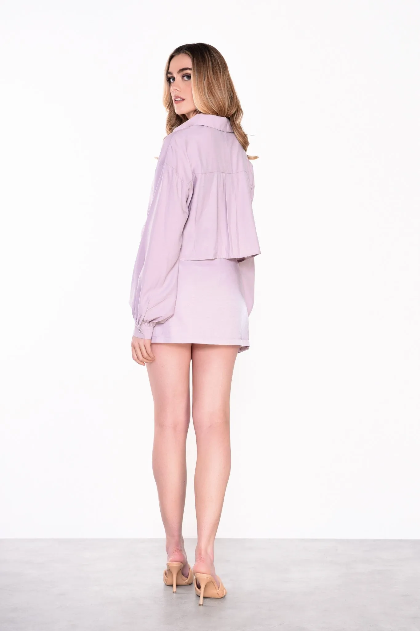 Glamorous Heather Button Front Shirt