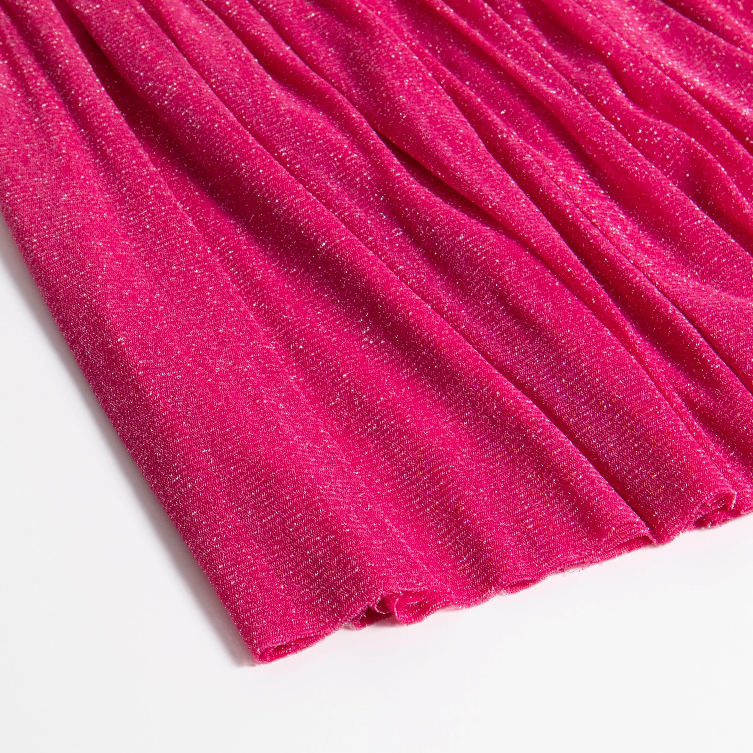 Glitter Mesh Skirt - Beetroot Purple