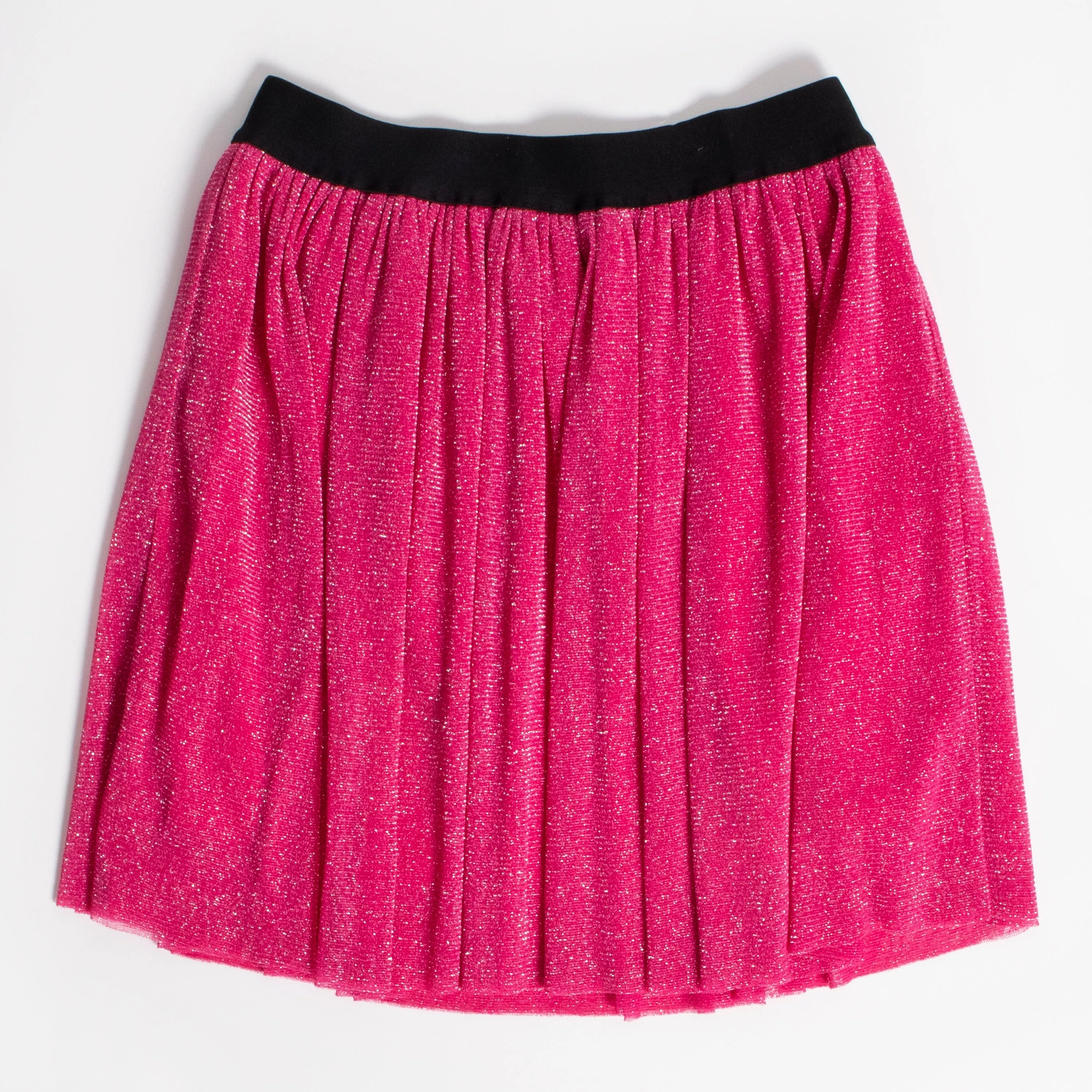 Glitter Mesh Skirt - Beetroot Purple