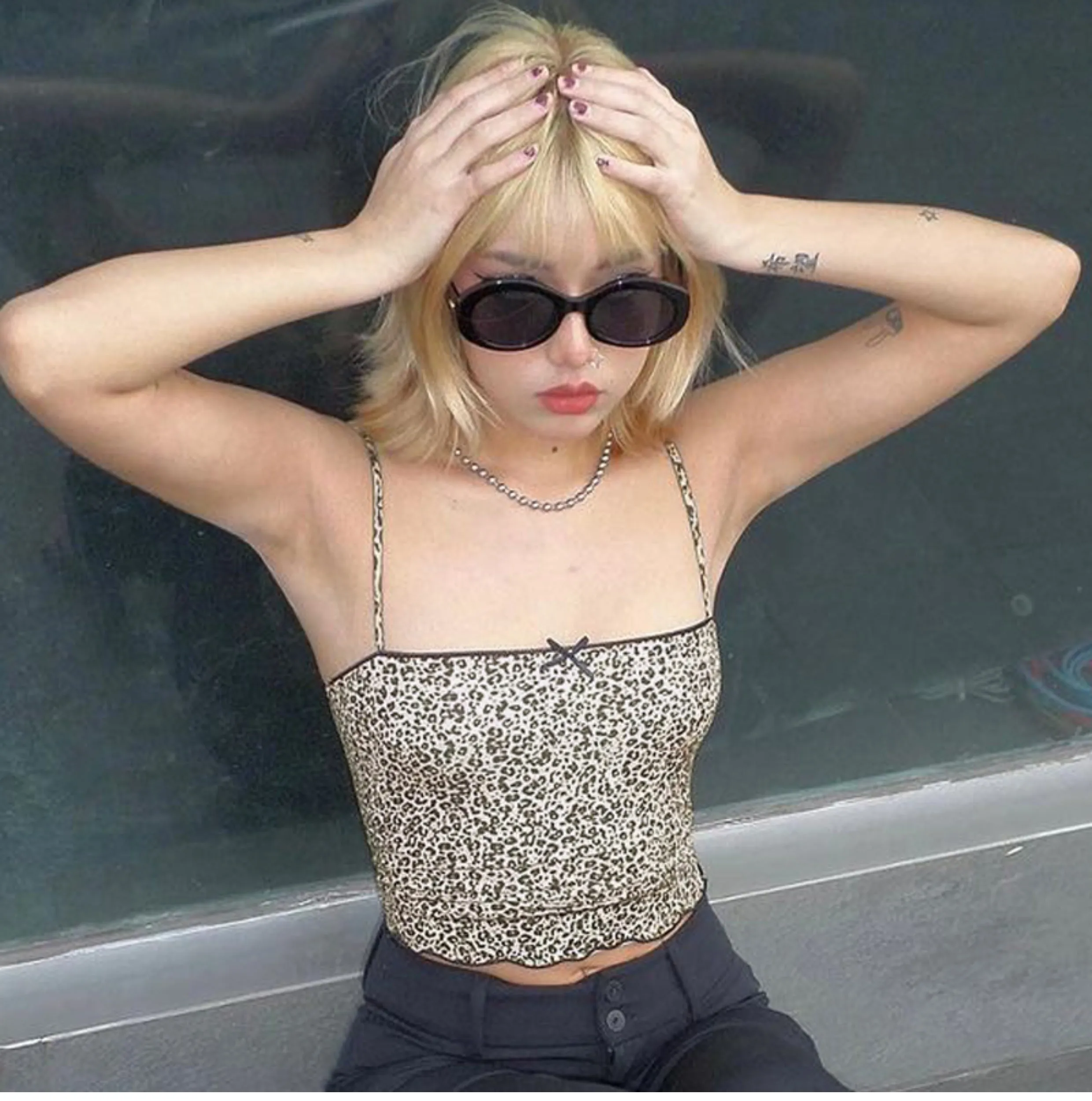 Grecia Leopard Print Top