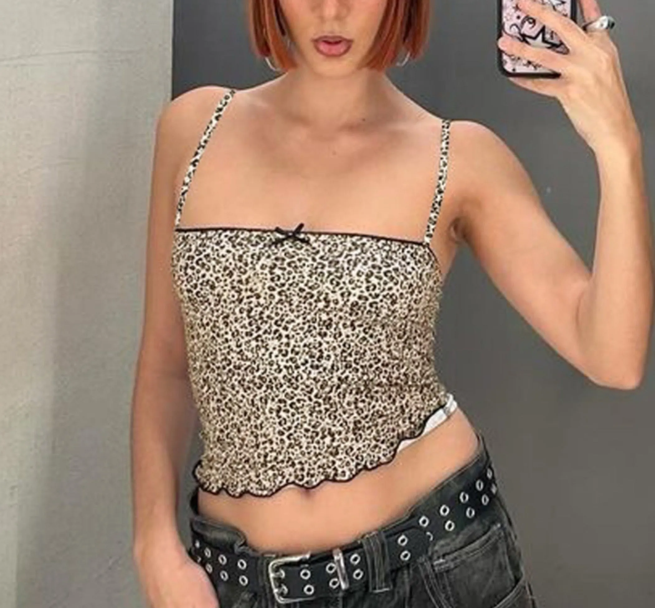 Grecia Leopard Print Top