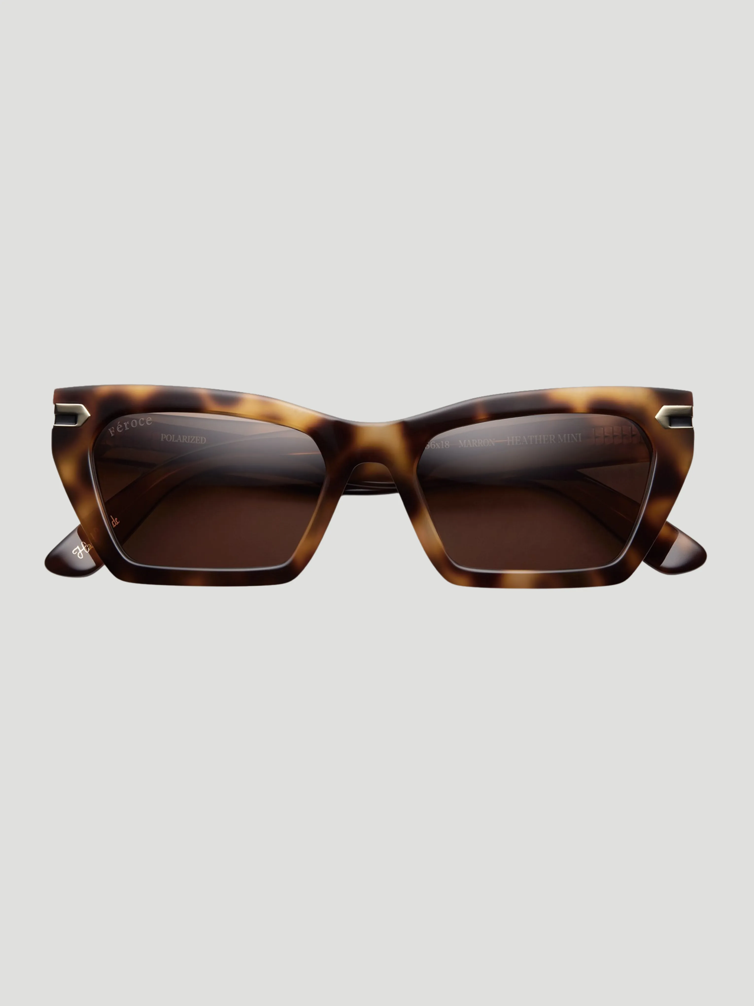 Heather Mini Sunglasses in Marron
