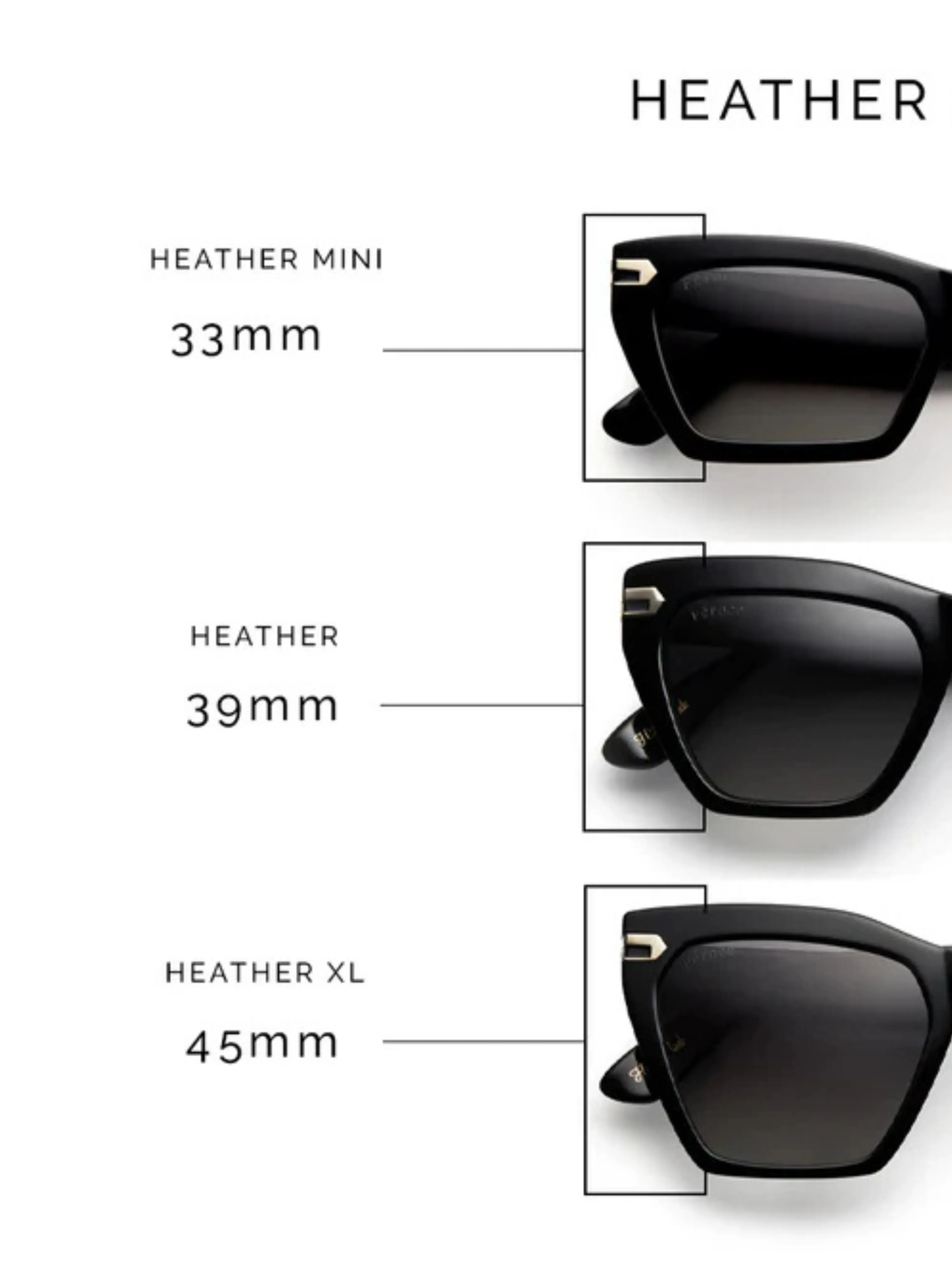 Heather Mini Sunglasses in Marron