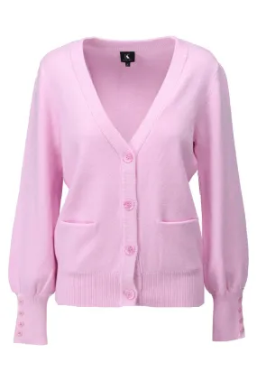 K-design - Cardigan met V-hals en zakjes (A830Pink tulle)