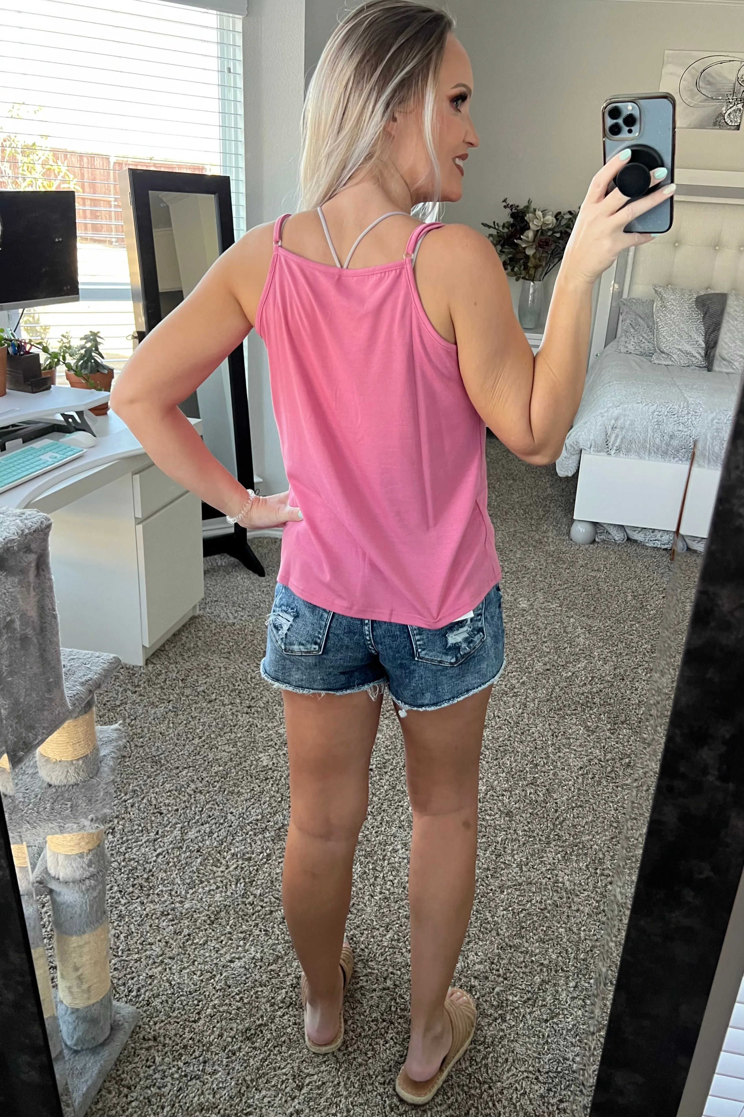 Lakelyn Lace Trim V-Neck Cami