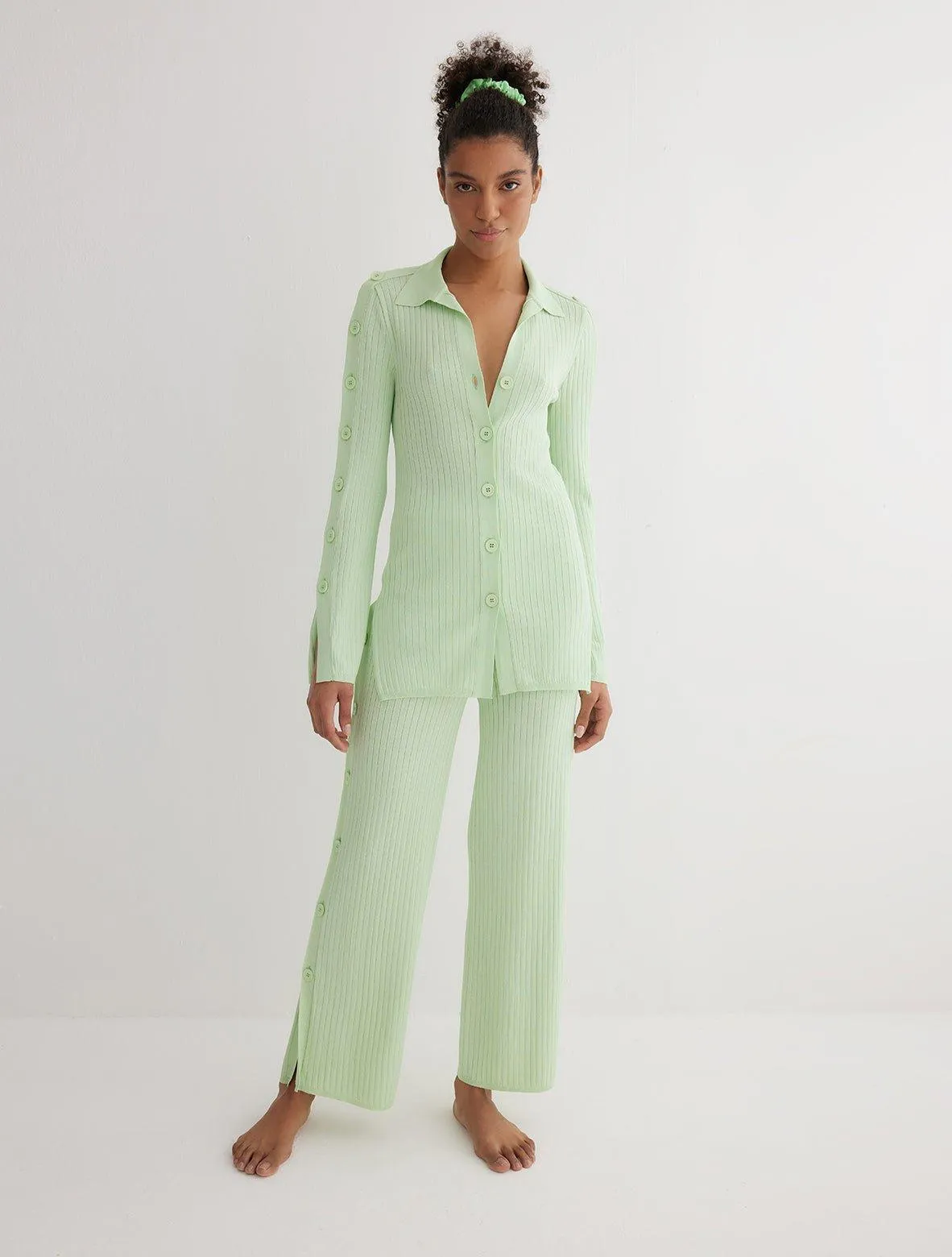 Lilou Mint Green Pants