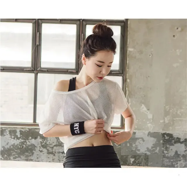 Mesh Tops Long Sleeve FOR WOMEN'S