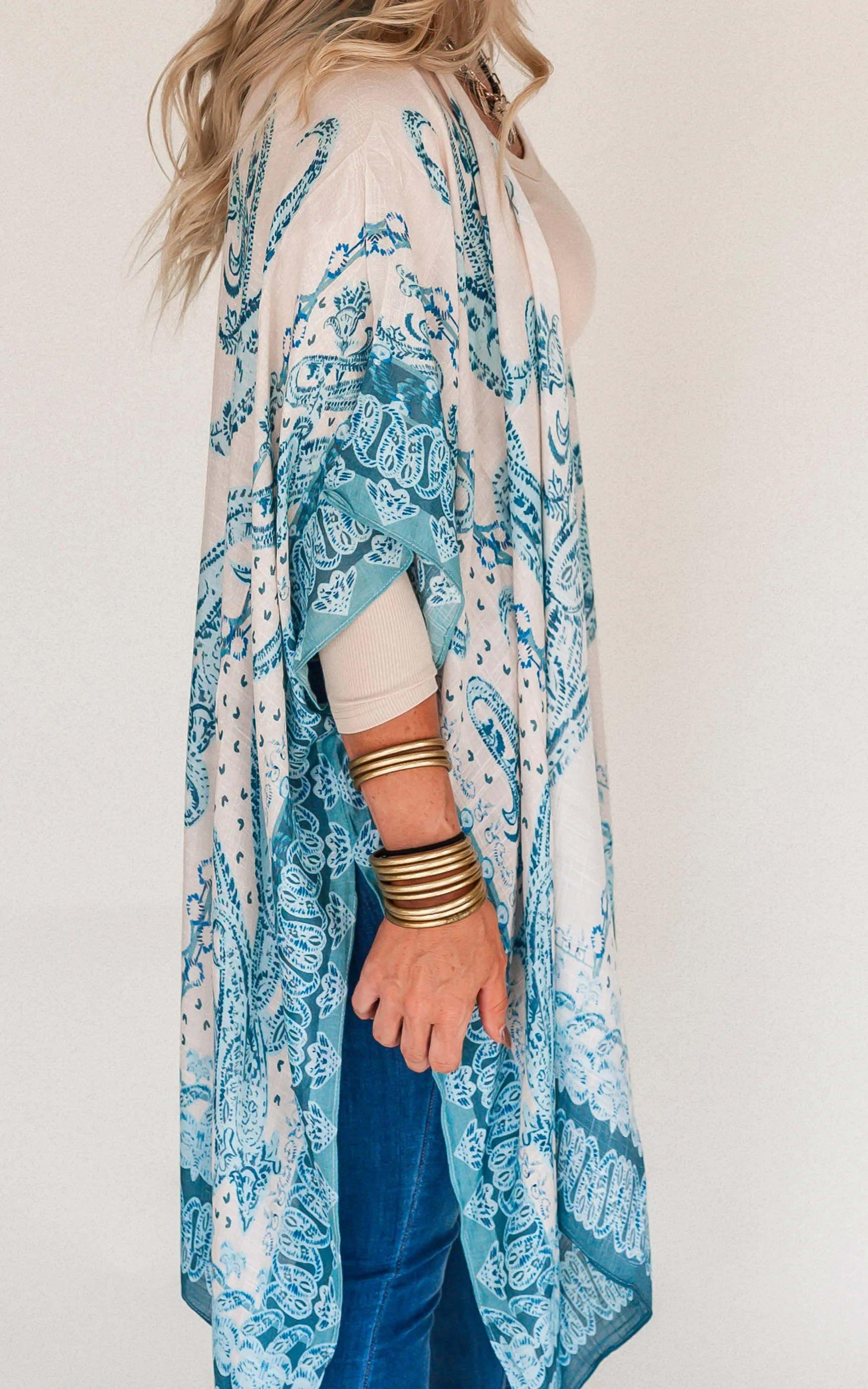 Mykene Paisley Kimono - Final Sale