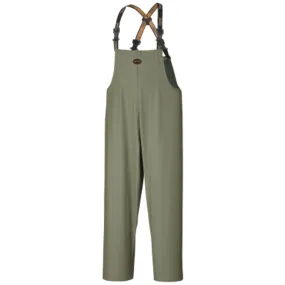 Pioneer Men's Waterproof Stretch Bib Pants, Dry King PU, Oil Resistant, 4-Way Stretch, Heavy-Duty Suspenders, All-Weather Protection | Sizes S-5XL