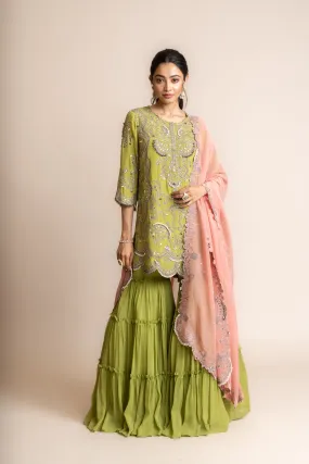 Pista - Rose Kurta Set