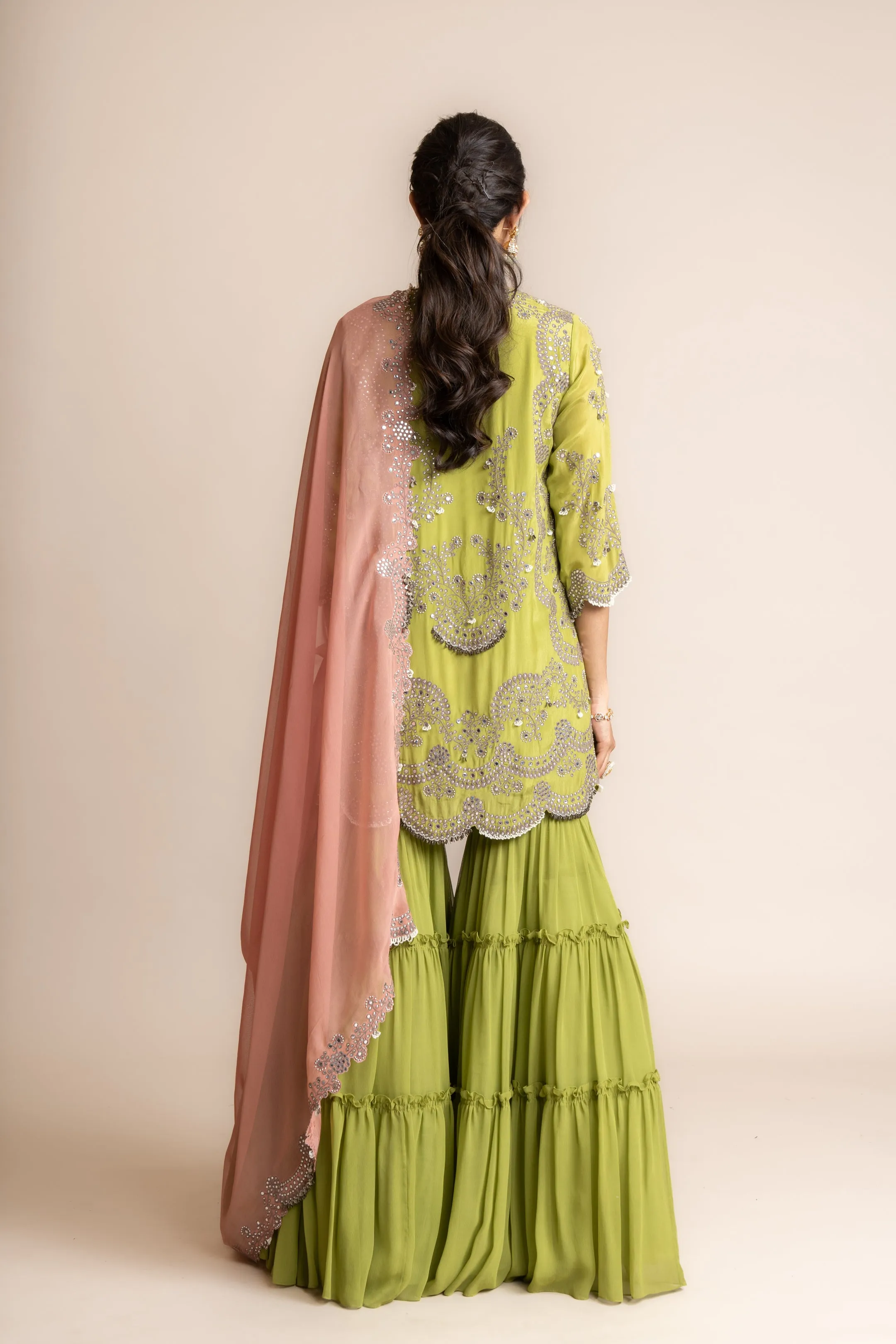 Pista - Rose Kurta Set